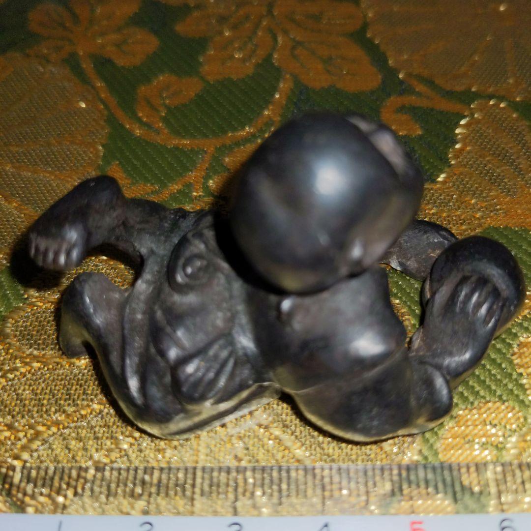 【最終価格】骨董　書道　古銅製　唐子鎮紙