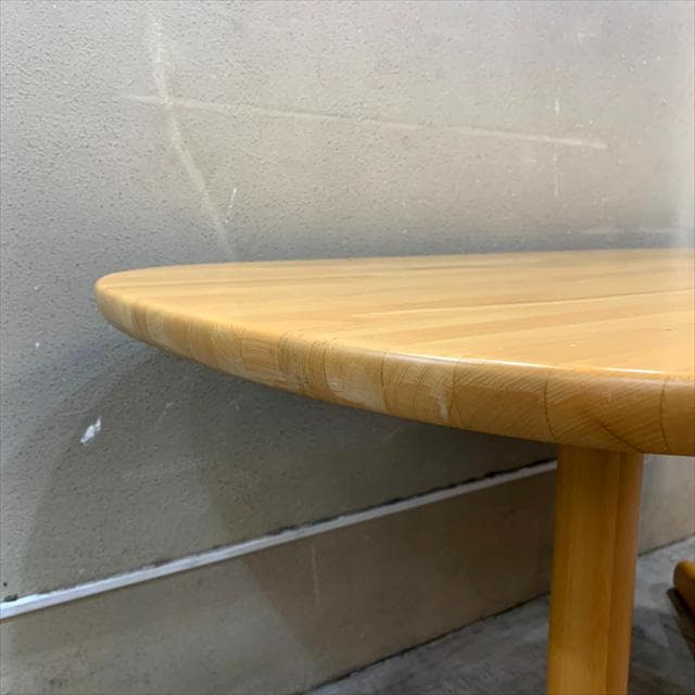 オールドキツツキ（飛騨産業家具）オーバルダイニングテーブル