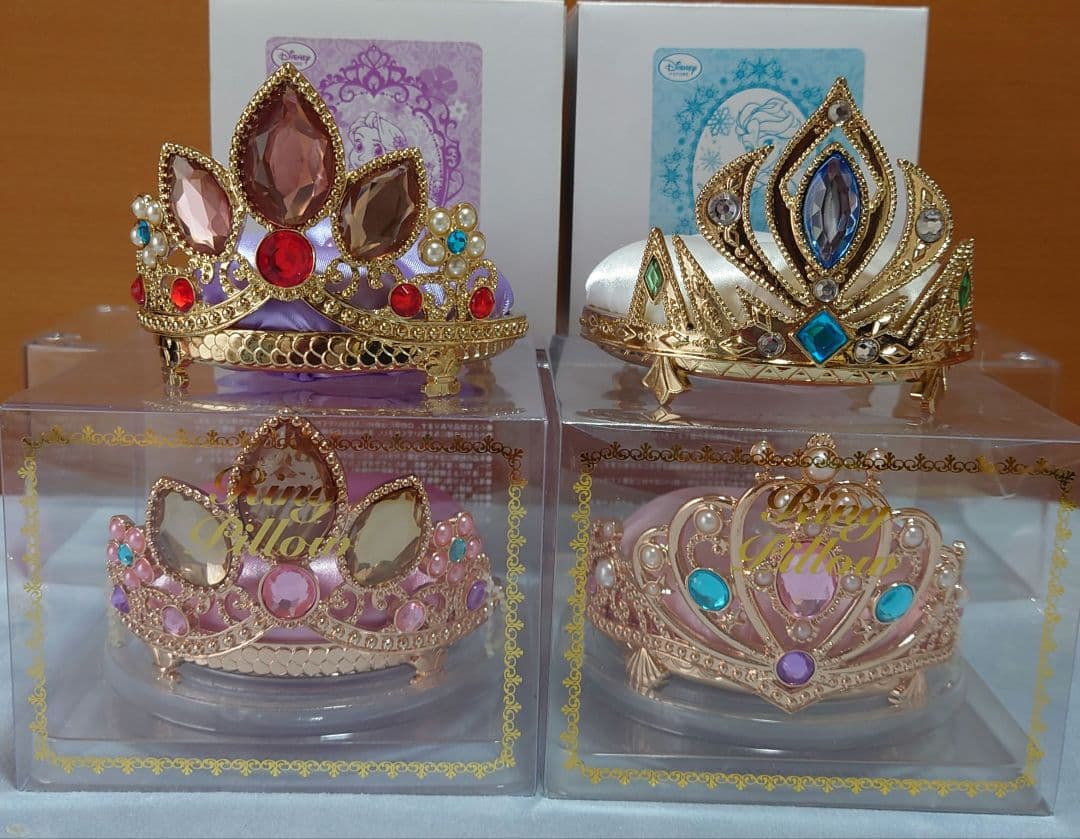 アナと雪の女王 ラプンツェル アリエル ティアラ リングピロー 指輪　エルサ