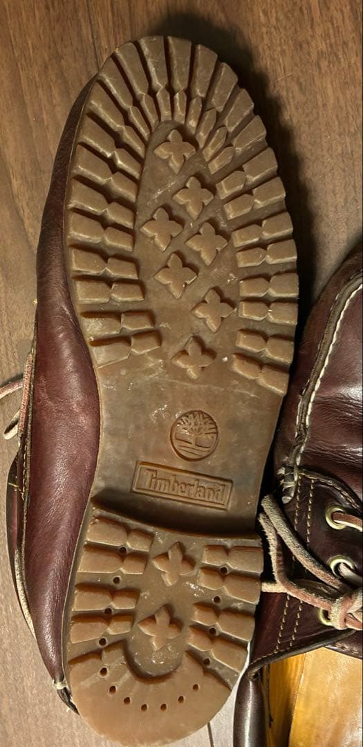 破格　ティンバーランド　3eye デッキシューズ　ボートシューズ　バーガンディ