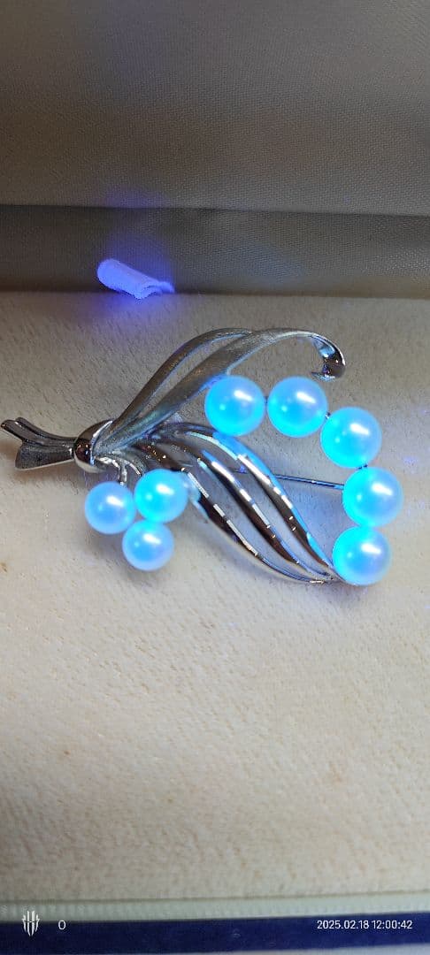 r*l様 ミキモト　シルバーブローチ