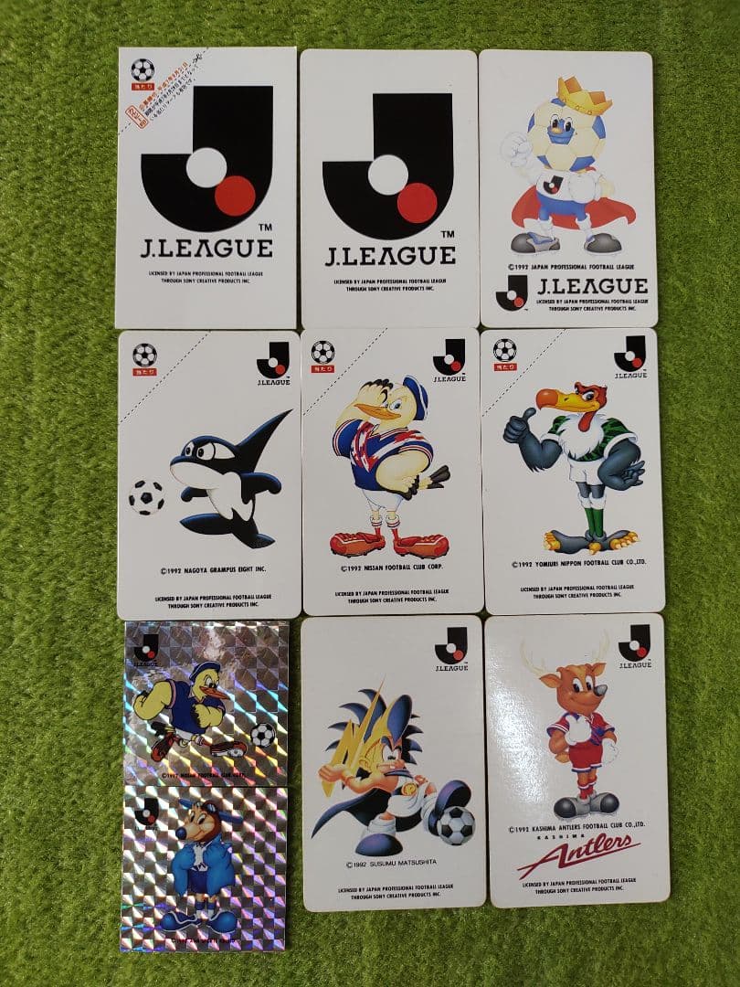 [匿名発送]　Jリーグカード　1992～1993年　74枚まとめ売り