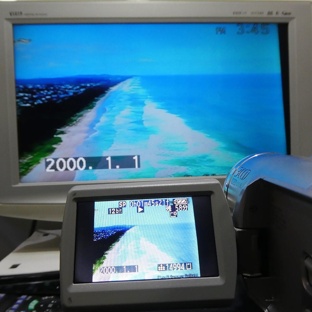 動作品 ソニーDCR-TRV50 MiniDV ビデオカメラ DVDダビングに