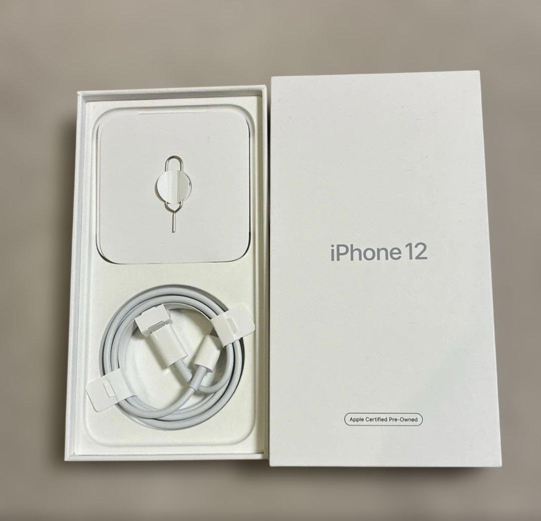 美品☆iPhone12 256GB ブラック iFaceケース フィルムつき
