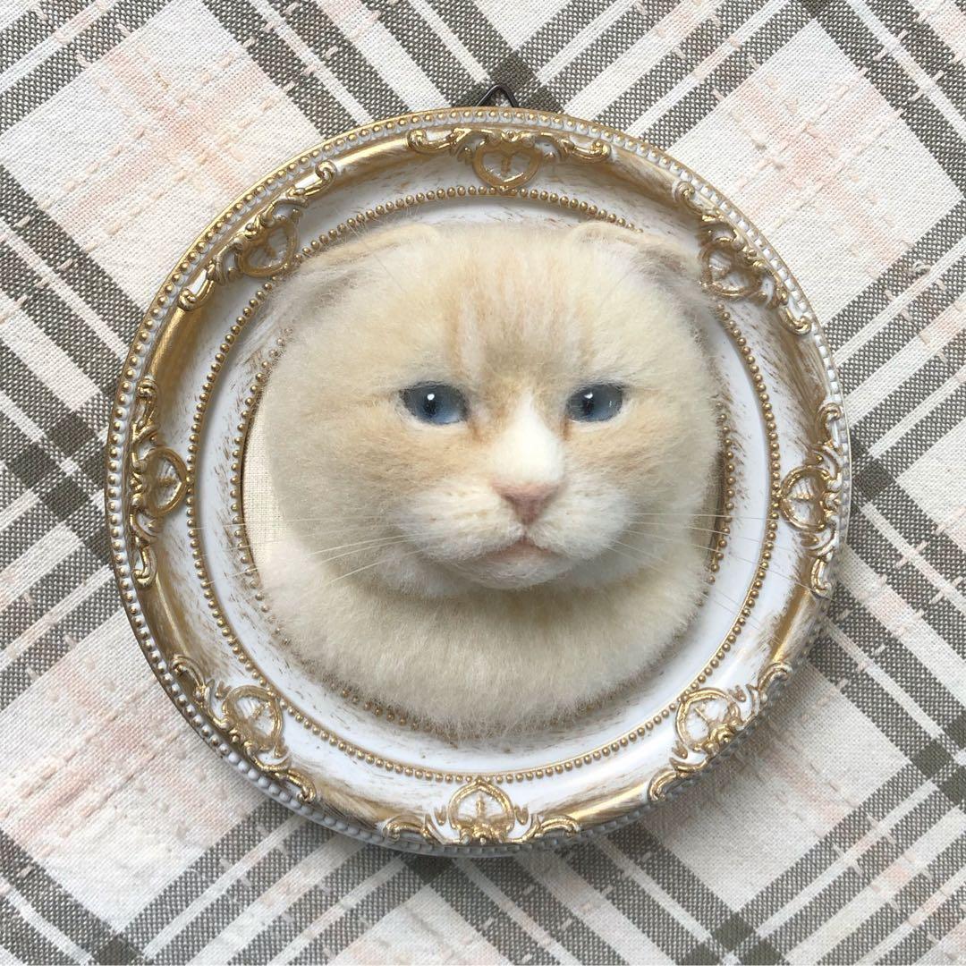 羊毛フェルト 猫 ハンドメイド ジン