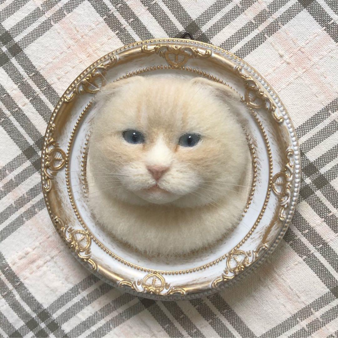 羊毛フェルト 猫 ハンドメイド ジン