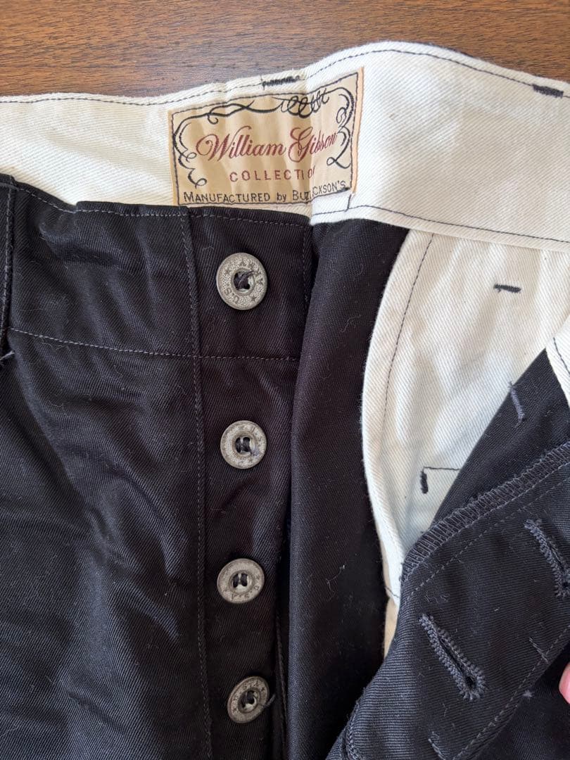 バズリクソンズ　BuzzRickson's WilliamGibson チノ黒