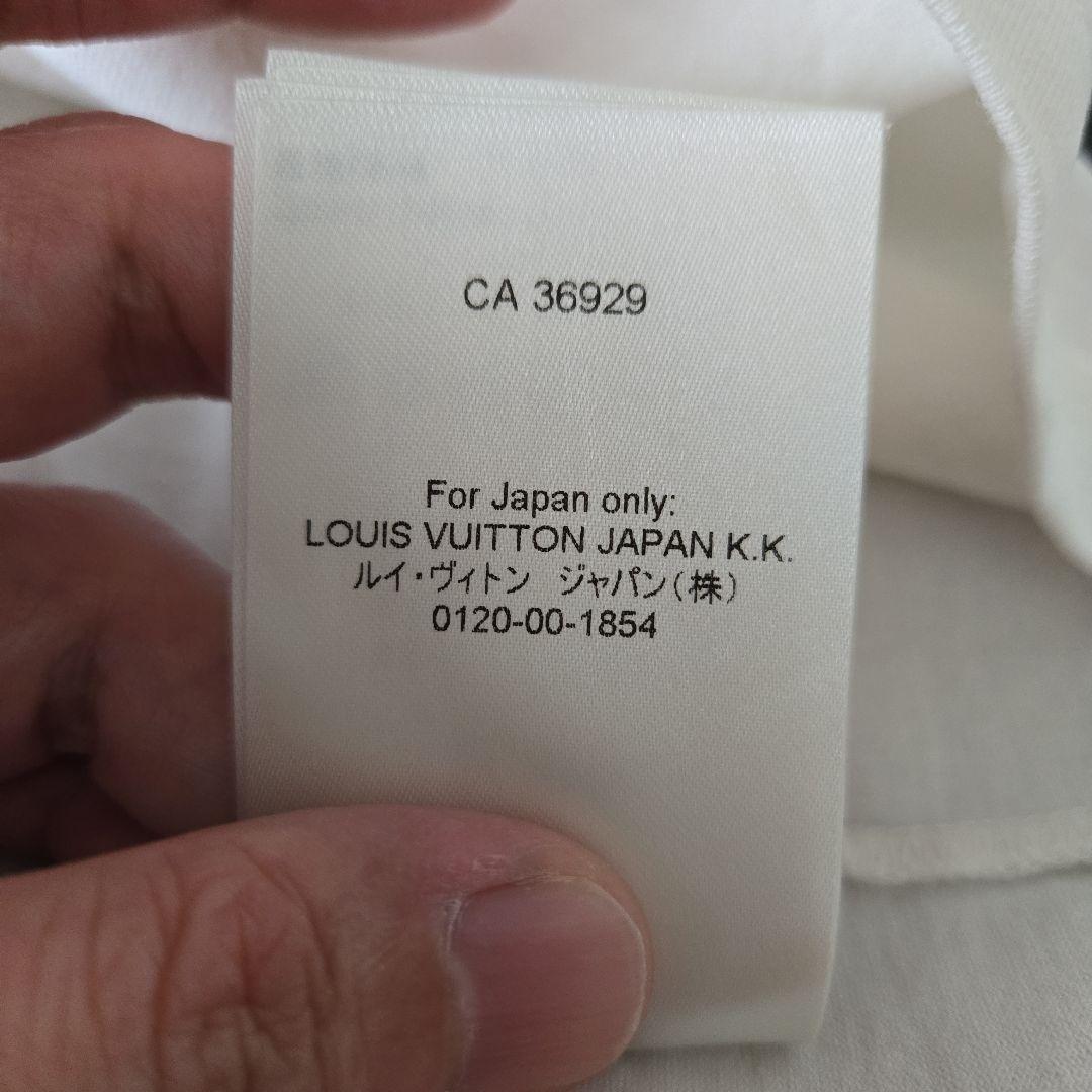 ルイヴィトン 22SS グラフィットロゴプリント クルーネック 半袖 Tシャツ