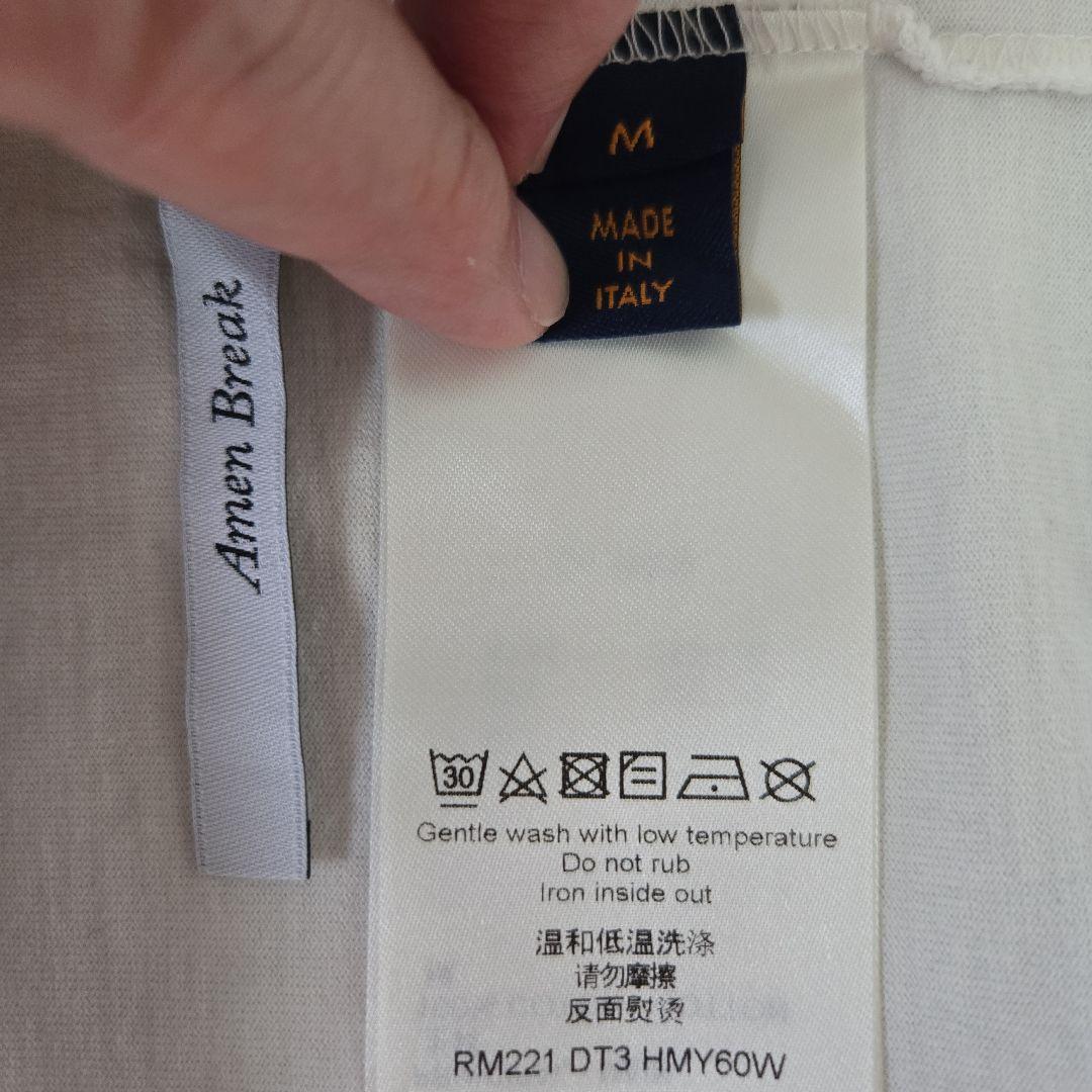 ルイヴィトン 22SS グラフィットロゴプリント クルーネック 半袖 Tシャツ