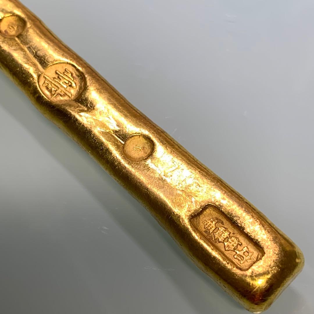 古銭　金貨　柳形金　開運福金　縁起物　金貨　インテリア　飾り　開運金元寶 美品