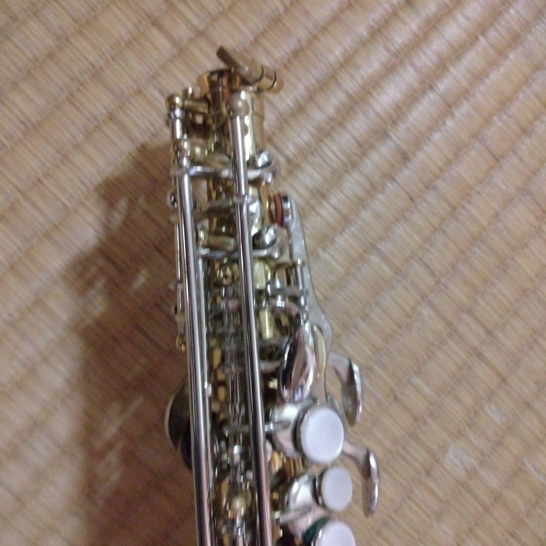 【このセットで演奏可能です】ソプラノサックス本体と付属品