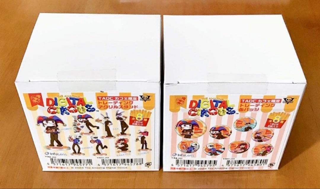 アメイジングデジタルサーカス TADC アクリルスタンド 缶バッジ コンプリート