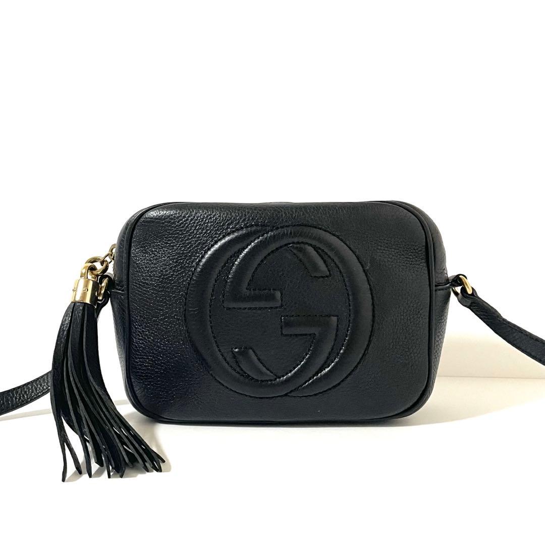 【外観美品】GUCCI グッチ ソーホー ショルダーバッグ ディスコバッグ