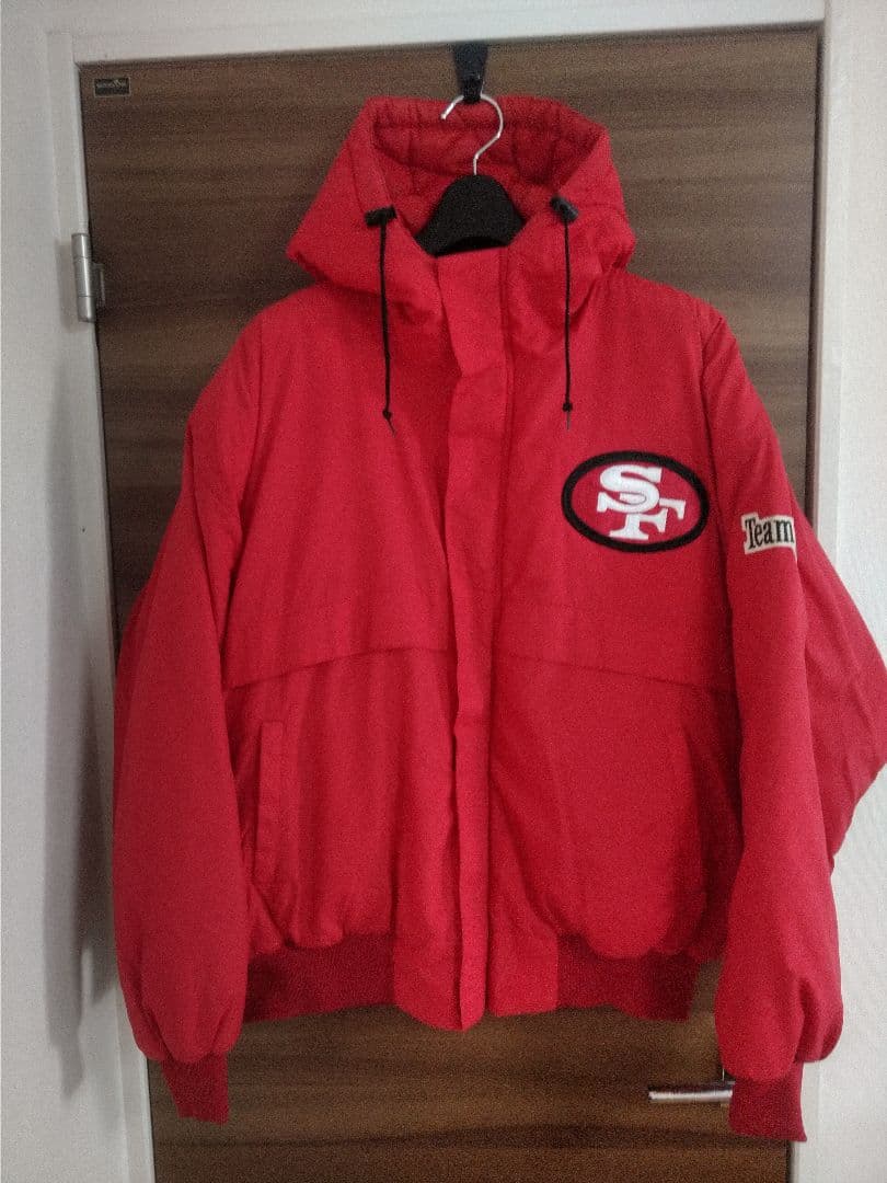 90s USA製 49ers 中綿ジャケット サンフランシスコ NFL