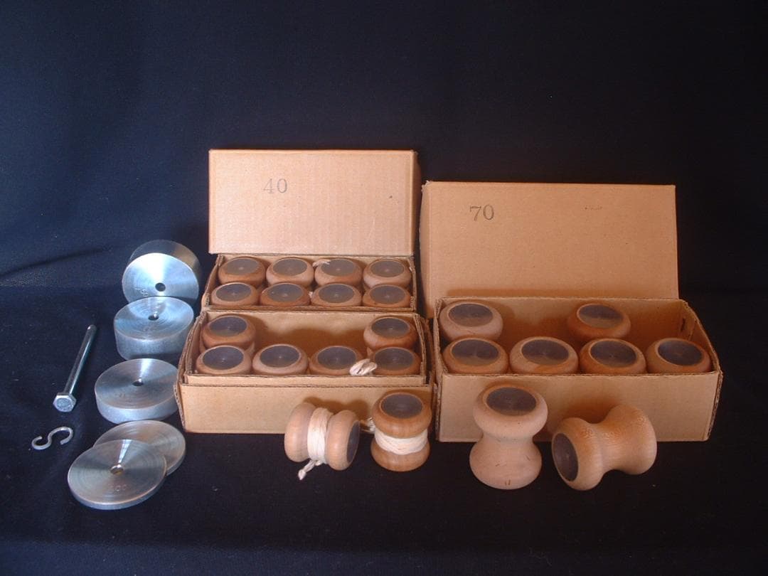 組紐台　組み紐台　丸台　組台　おもり　組玉　古道具