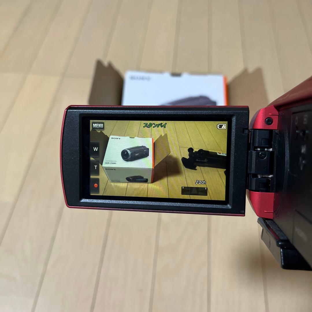 Sony Handycam HDR-CX680 レッド