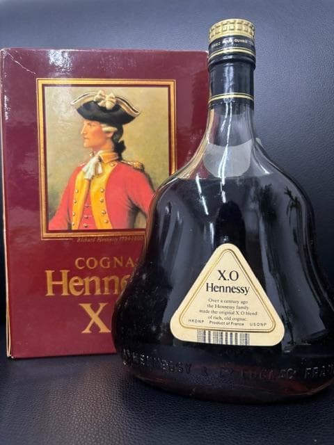 【古酒】ヘネシー Hennessy XO 金キャップ クリアボトル 700ml