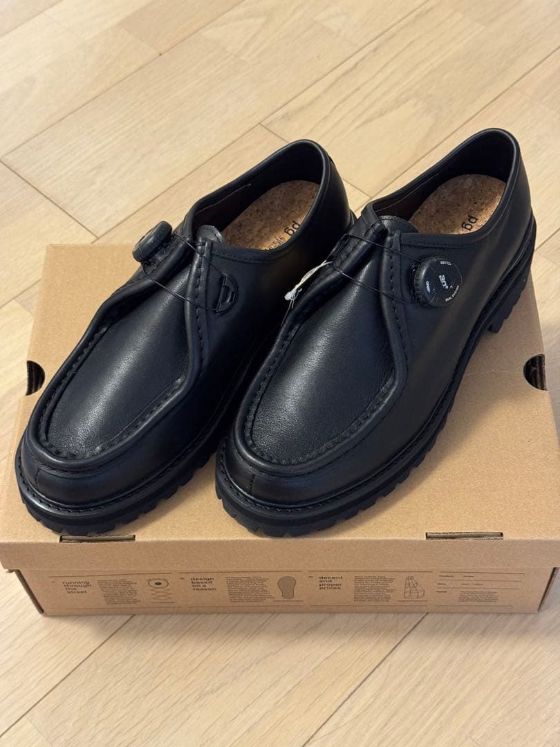 PG × Steven Alan」 KNOCK BLACK LEATHER 42