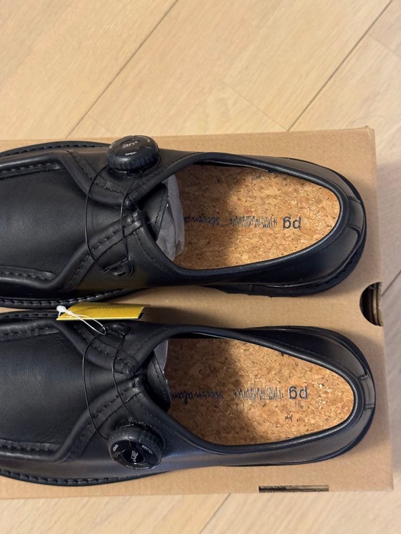 PG × Steven Alan」 KNOCK BLACK LEATHER 42