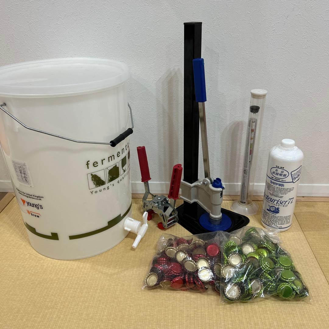 手作りビールキット　打栓機付き