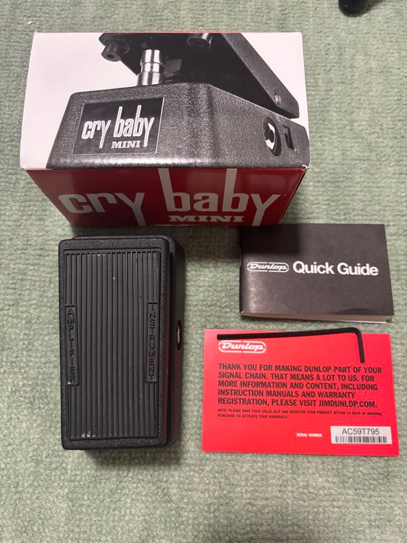 JIM DUNLOP/CBM95 Crybaby Mini Wah（付属品完備）