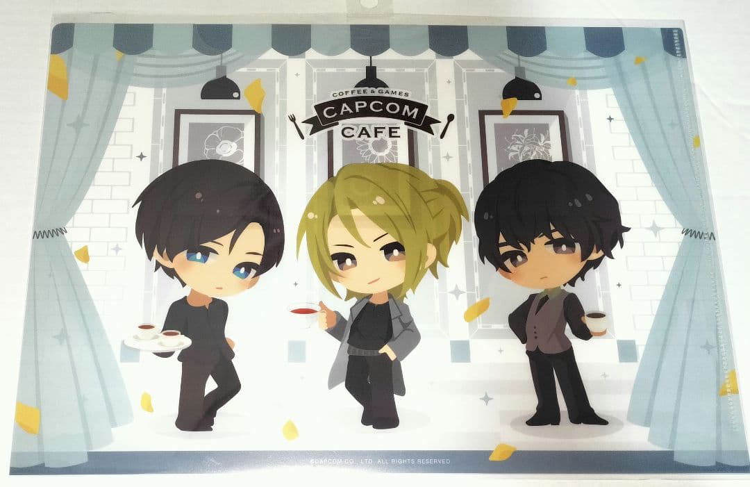 囚われのパルマ ハルト アオイ チアキ クリアファイル カプコンカフェ 4周年