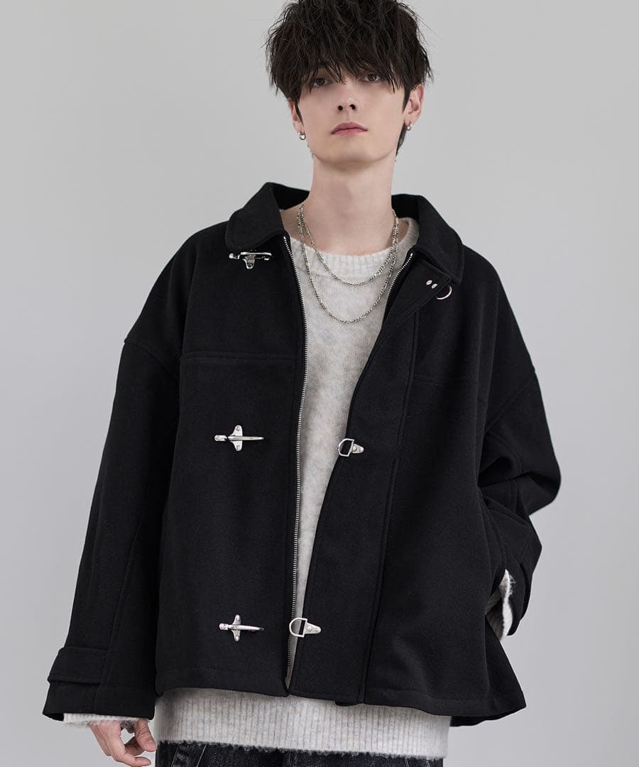 LILLショート丈メルトンファイヤーマンブルゾン