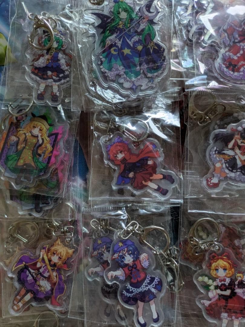 東方プロジェクト アクリルキーホルダー 46個 小傘 一輪 寅丸星 聖白蓮