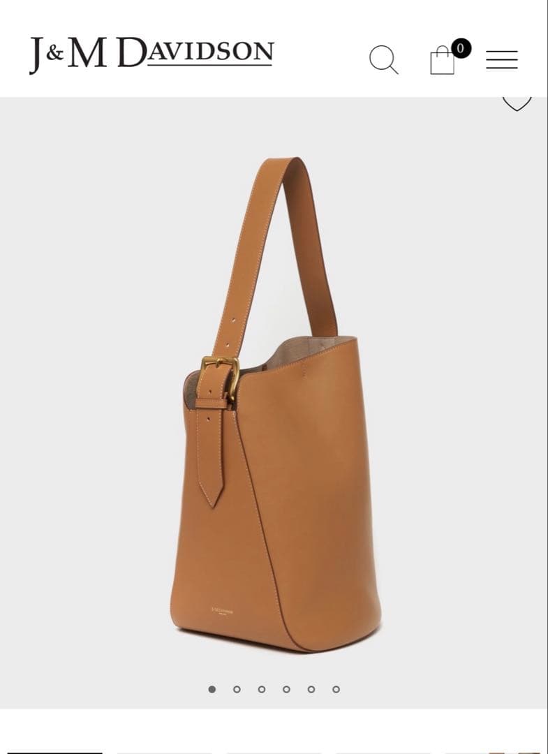 J&M DAVIDSON クイバーバケット　キャメル　茶色