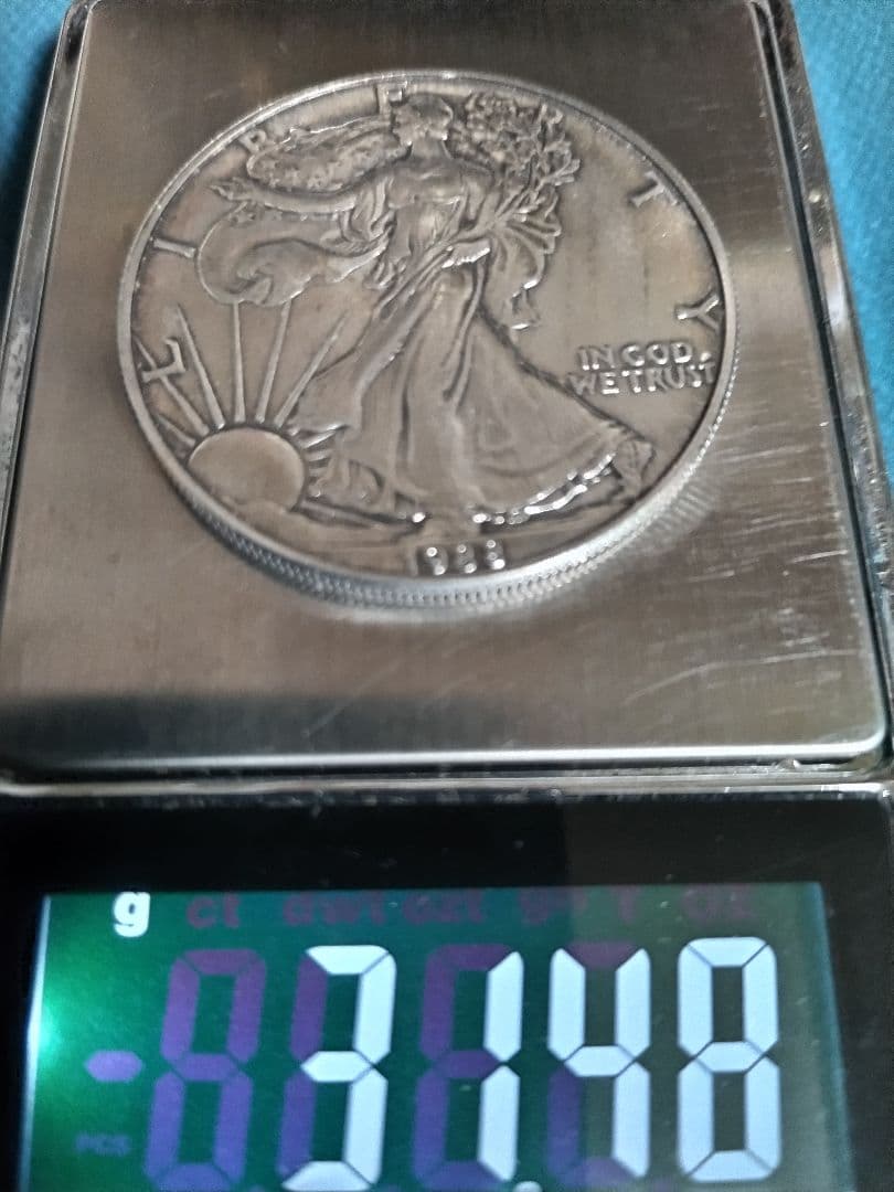 イーグル銀貨、ウォーキングリバティ１オンス　２枚