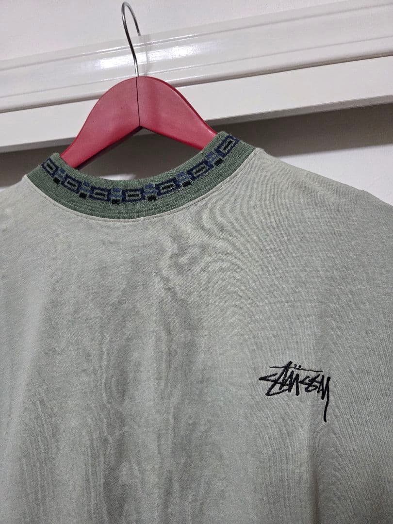 【匿名配送 即日発送】Stussy モックネックTシャツ　初期タグ　激レア☆★