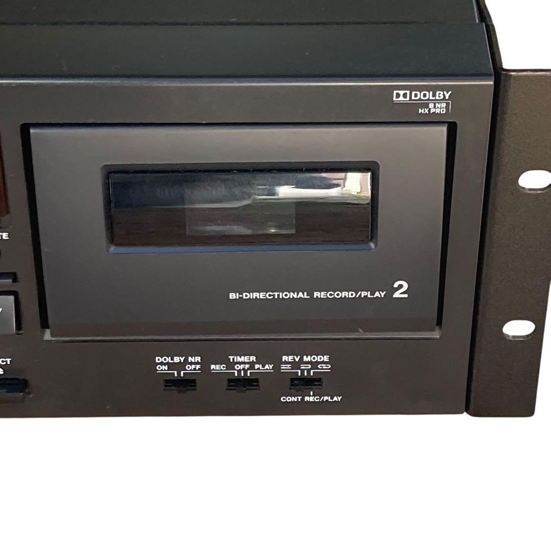 タスカム　TASCAM 202mkV　ダブルカセットデッキ