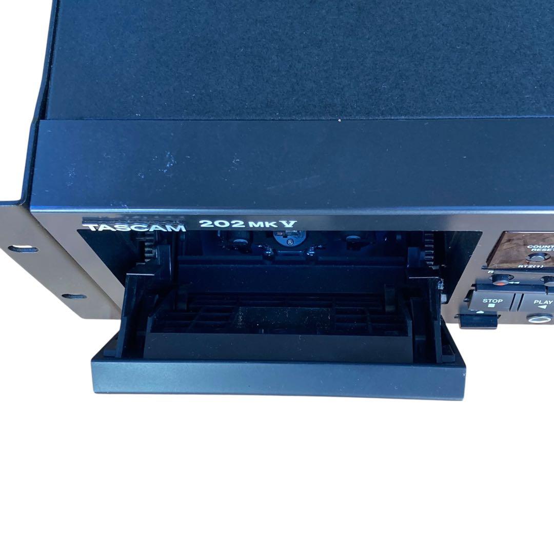 タスカム　TASCAM 202mkV　ダブルカセットデッキ