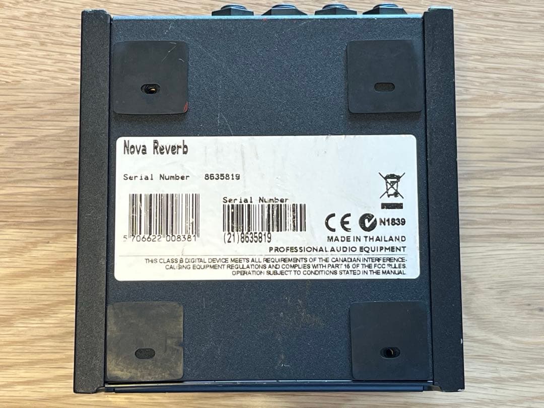 tc electronic Nova Reverb ギターエフェクター