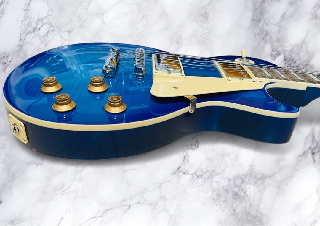 (ひめか) BLITZ BLP-450 レスポールタイプ ブルー色