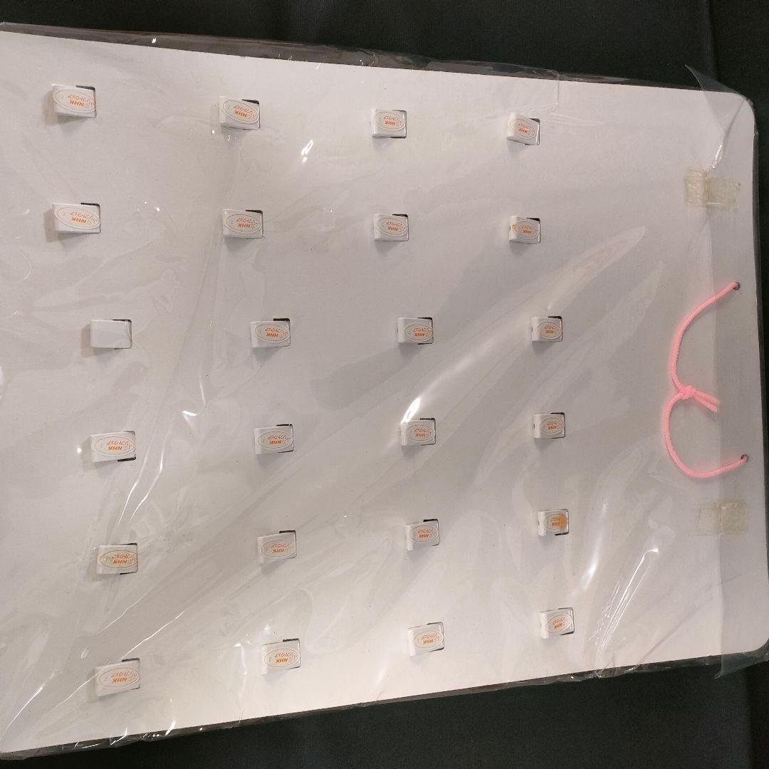 91年製　NHK グーとスー　ふたりはなかよし　24付台紙セット　にこにこバッジ