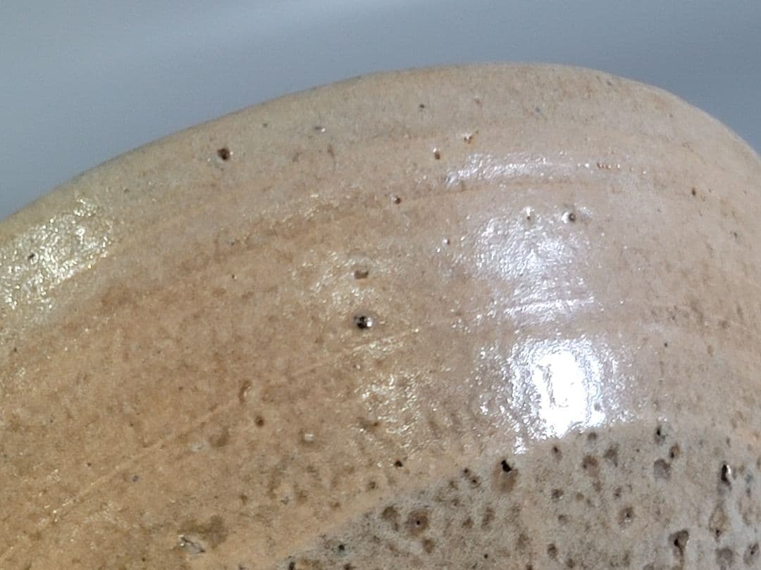 DT573 茶道具 出雲焼 刷毛目 茶碗 時代物