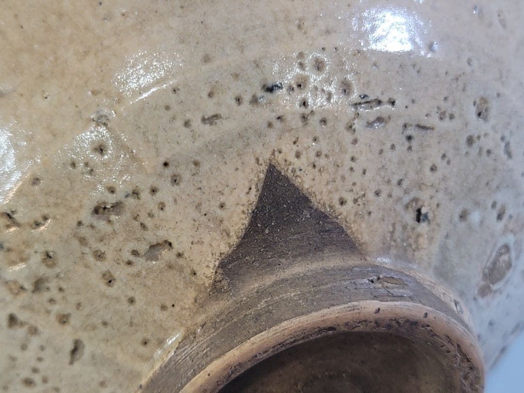 DT573 茶道具 出雲焼 刷毛目 茶碗 時代物