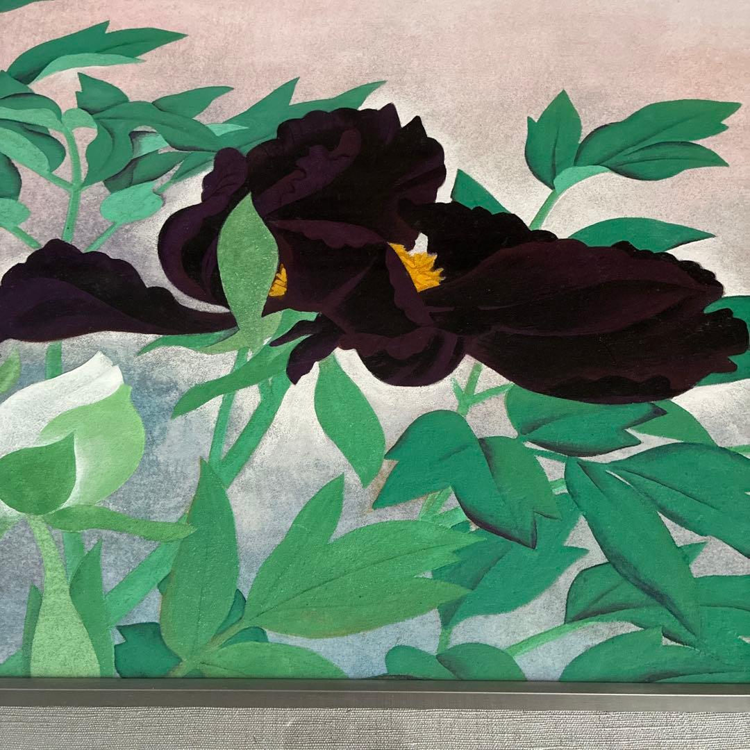 加藤晨明 日本画 M10号「牡丹」