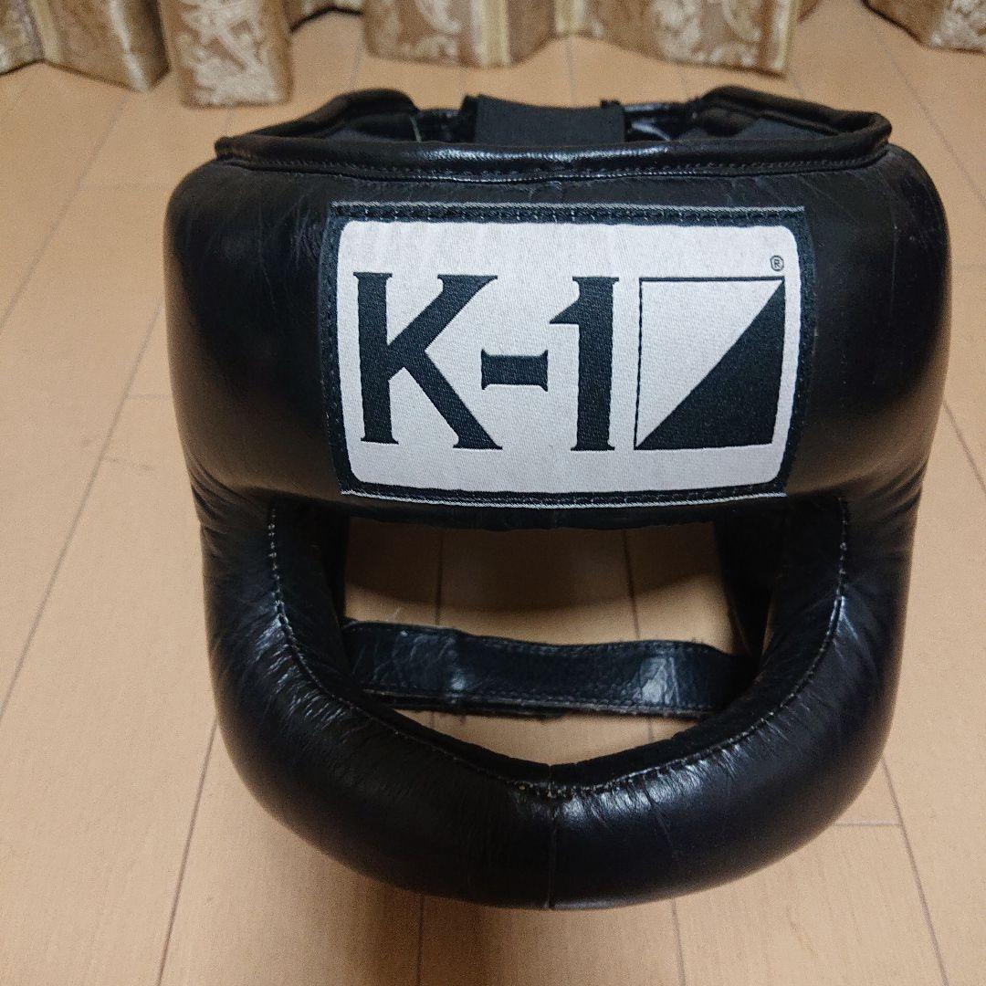 K-1 ヘッドギア バー付き Ｌサイズ ブラック