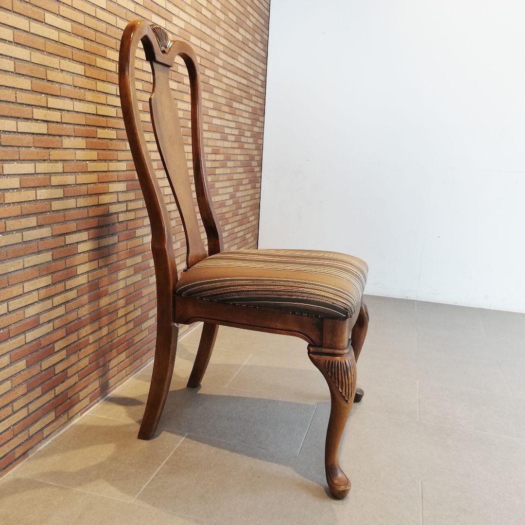 ◇アメリカ製　木製　ビンテージチェア｜椅子　猫脚　アンティーク