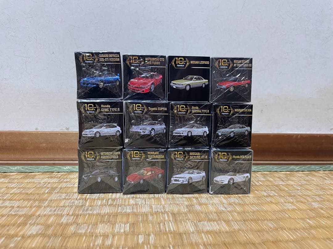 トミカプレミアム タカラトミーモール限定　10周年記念　復刻 12台セット