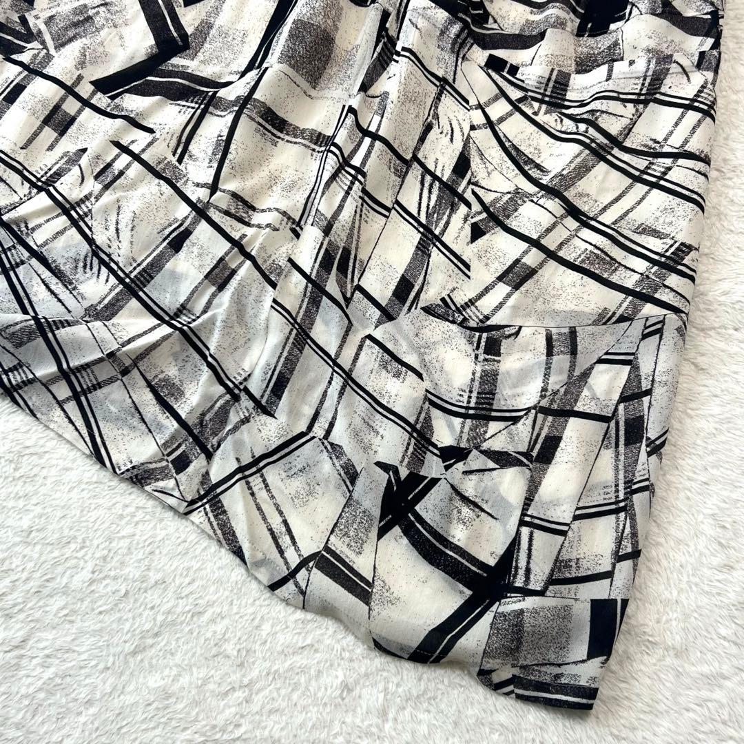 タグ付き新品未使用 Y’s ワイズ シアー マキシ丈スカート アシンメトリー