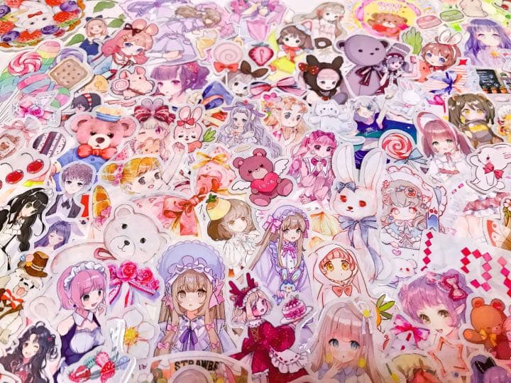 可愛いい❤️❤️人物マステフレークシール( ⸝⸝•ᴗ•⸝⸝ )208