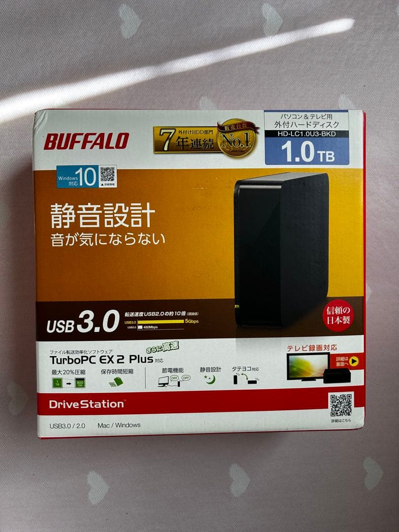 外付けハードディスク・ドライブ BUFFALO DriveStation HD-LC3-U3 1TB