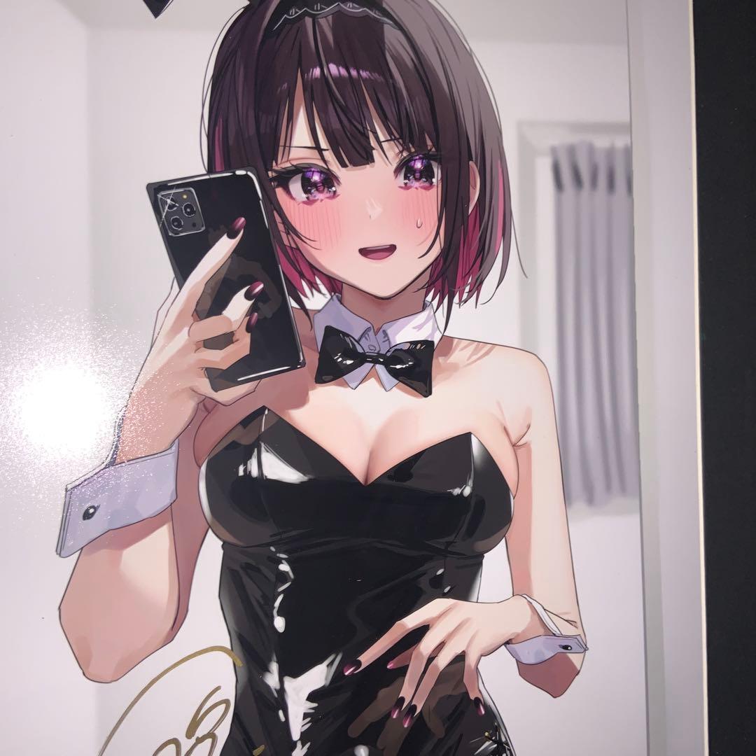 千種みのり　イラフェスPREMIUM 額装アート　直筆サイン入り