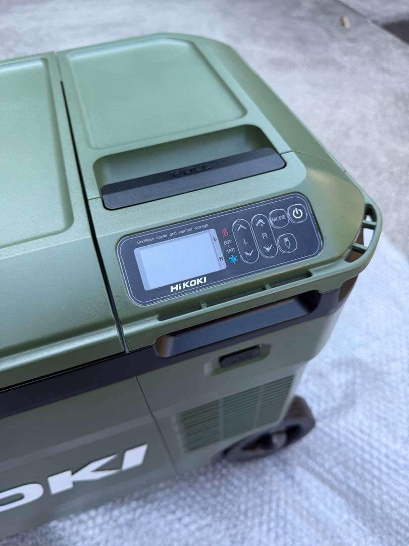 【美品】 HiKOKI 保冷庫 冷蔵庫 UL18DB コードレス 保冷庫 緑