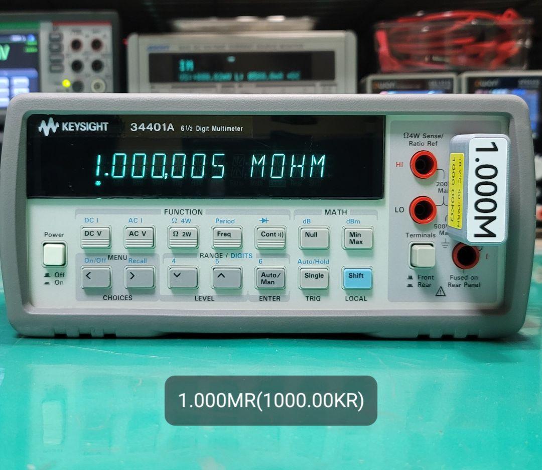 HP/Agilent 34401A 6.5桁 デジタルマルチメーター測定良好