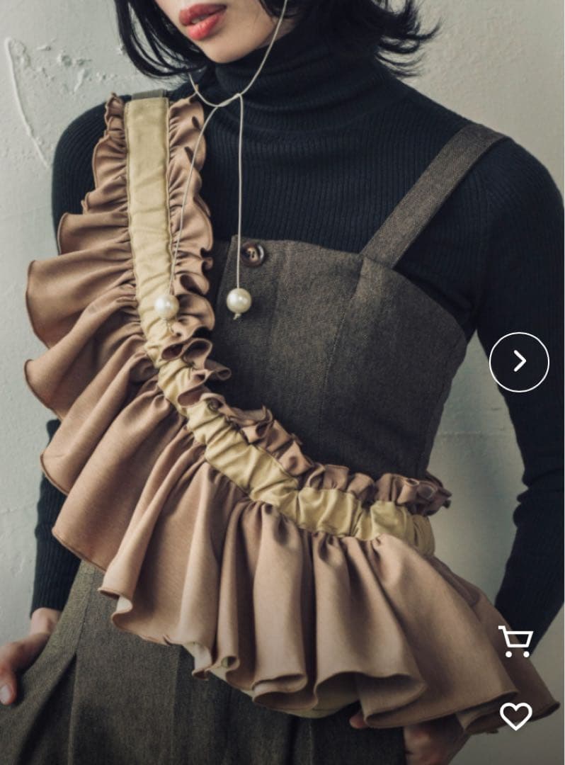 ORIENT MILLINERY DORA【ドーラ】フリルバッグ