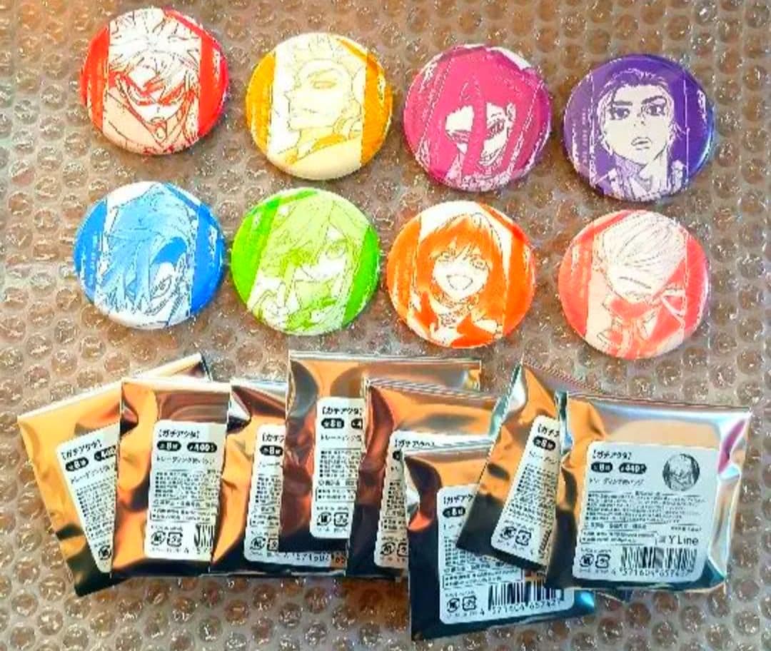 ガチアクタ　缶バッジ　原作　全8種セット